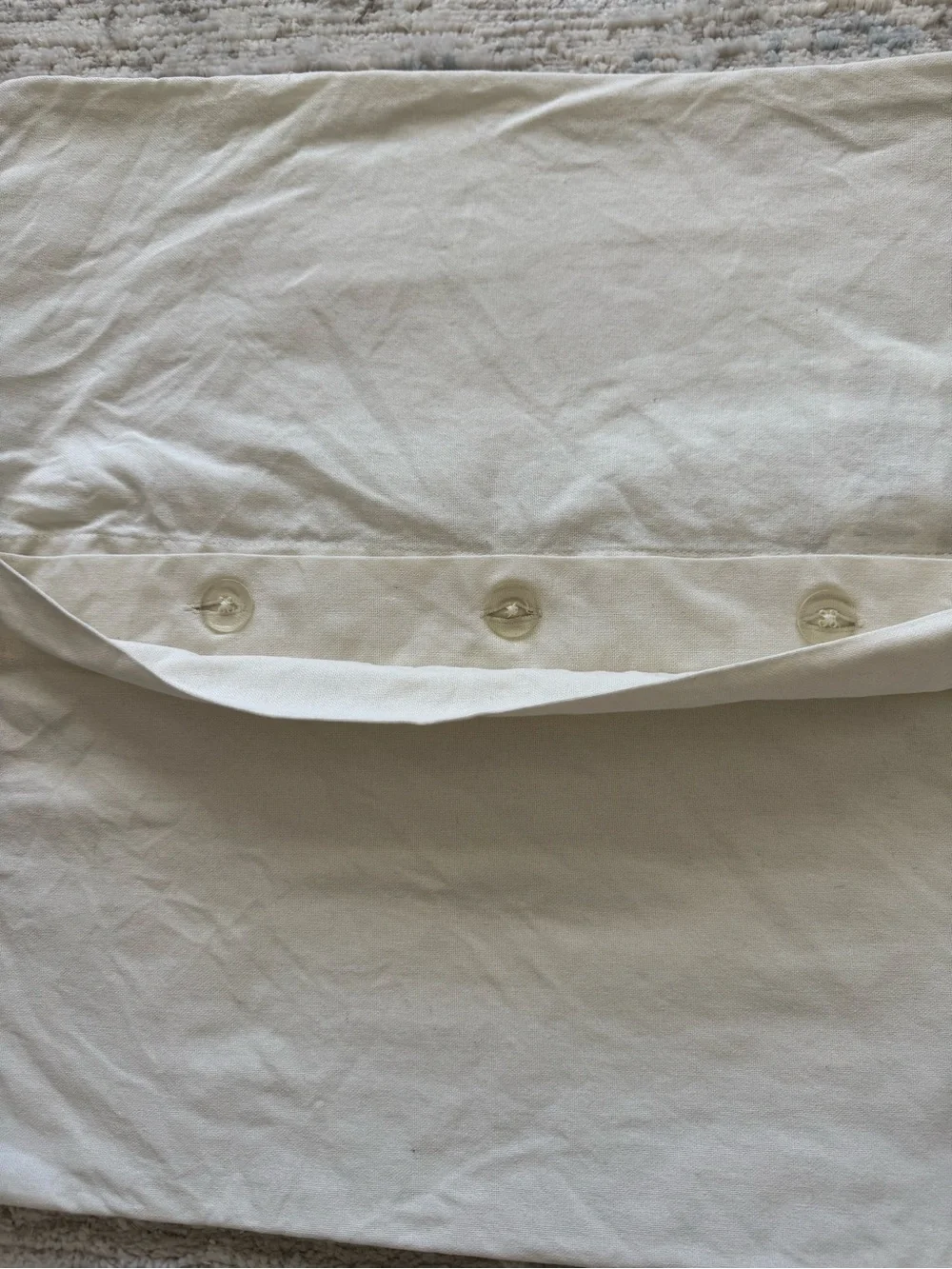 Pottery Barn Sage Green Embroidered Decorative Pillow Cover 18” x 18” – EUC